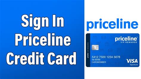 priceline visa login